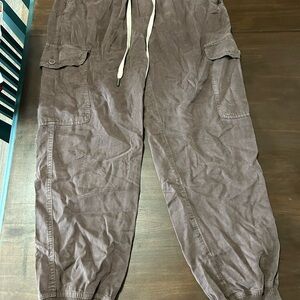 Aerie Women's Gray Wide Leg Pants